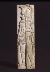 Panel, de una serie que representa figuras en relieve, Palestrina